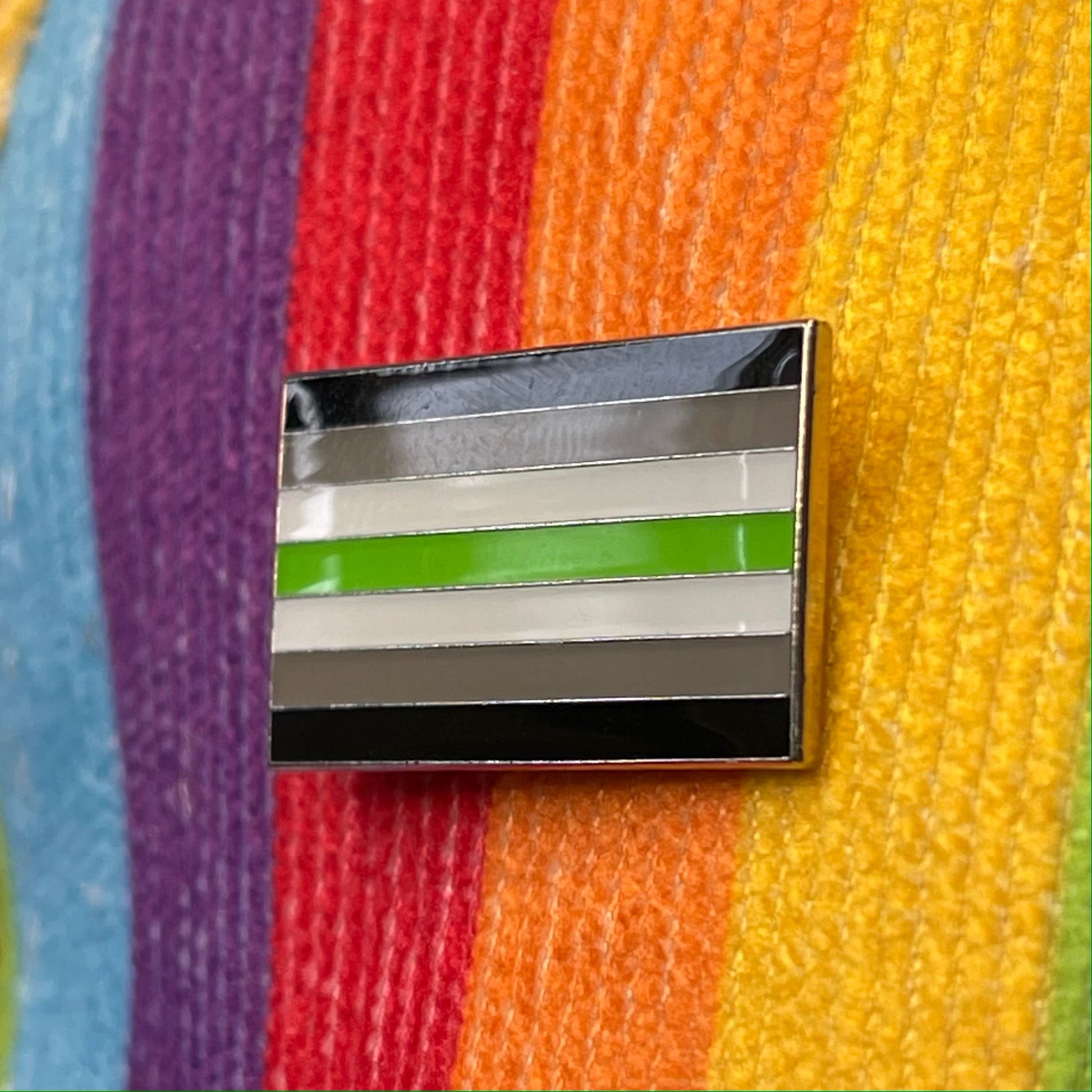 Aromantic Pride Flag Lapel Pin The Queer Emporium 6958