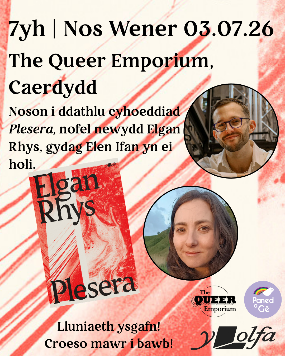 Lansiad: 'Plesera' gan Elgan Rhys