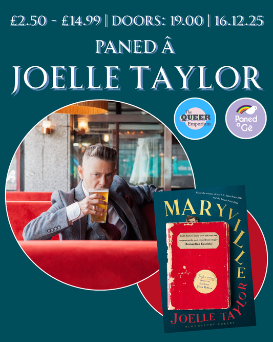 Poster for book launch for Crystal Jeans' 'Blueprints' at The Queer Emporium on the 16th November. Doors open at 19:00.