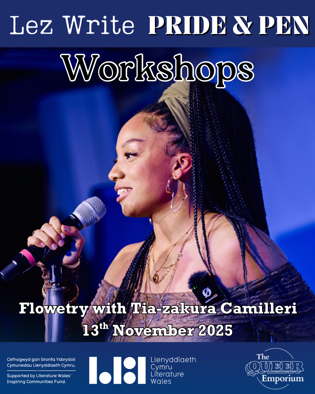 Lez Write x Pride & Pen Workshops: Flowetry with Tia-zakura Camilleri
