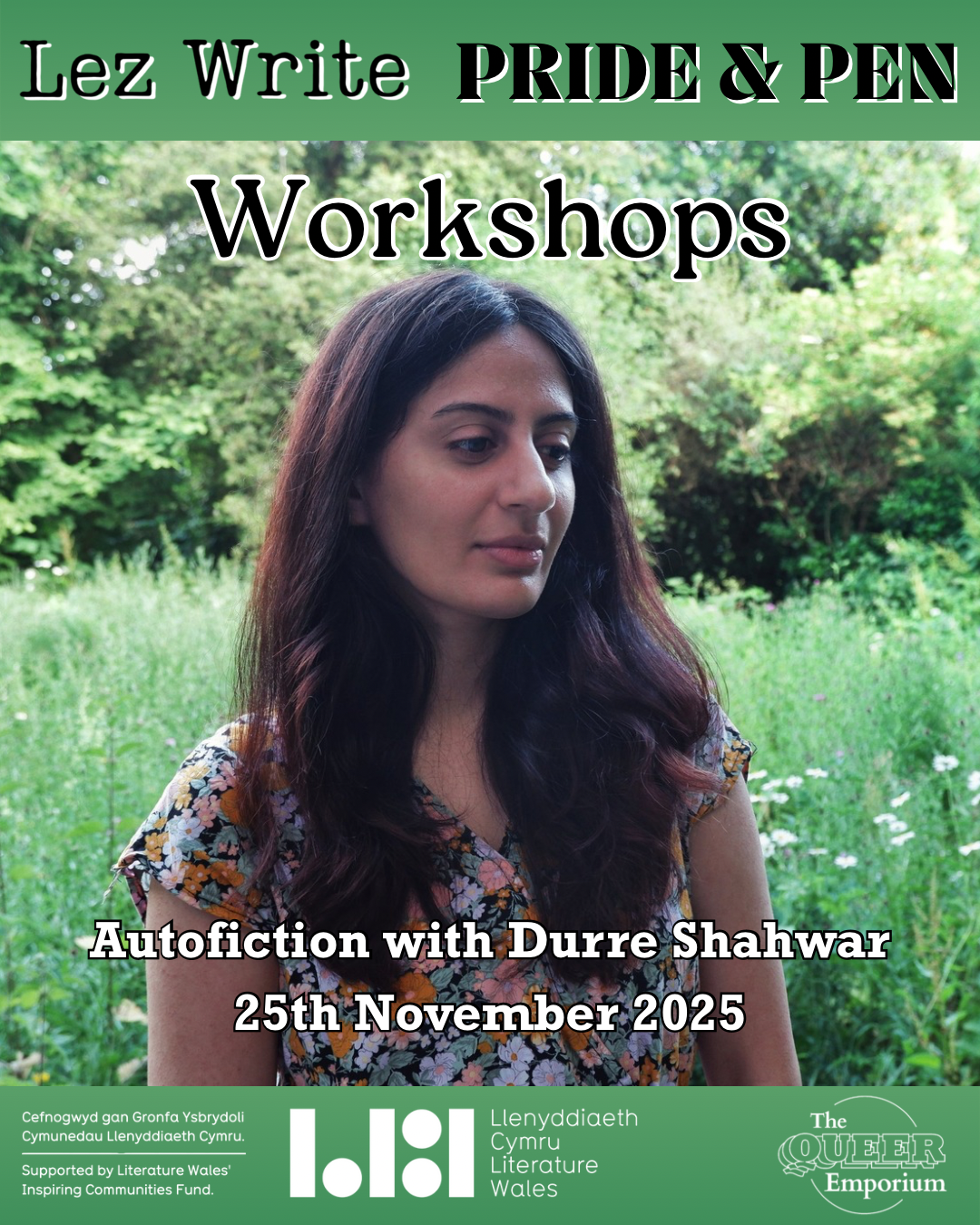Lez Write x Pride & Pen Workshops: Autofiction with Durre Shahwar.